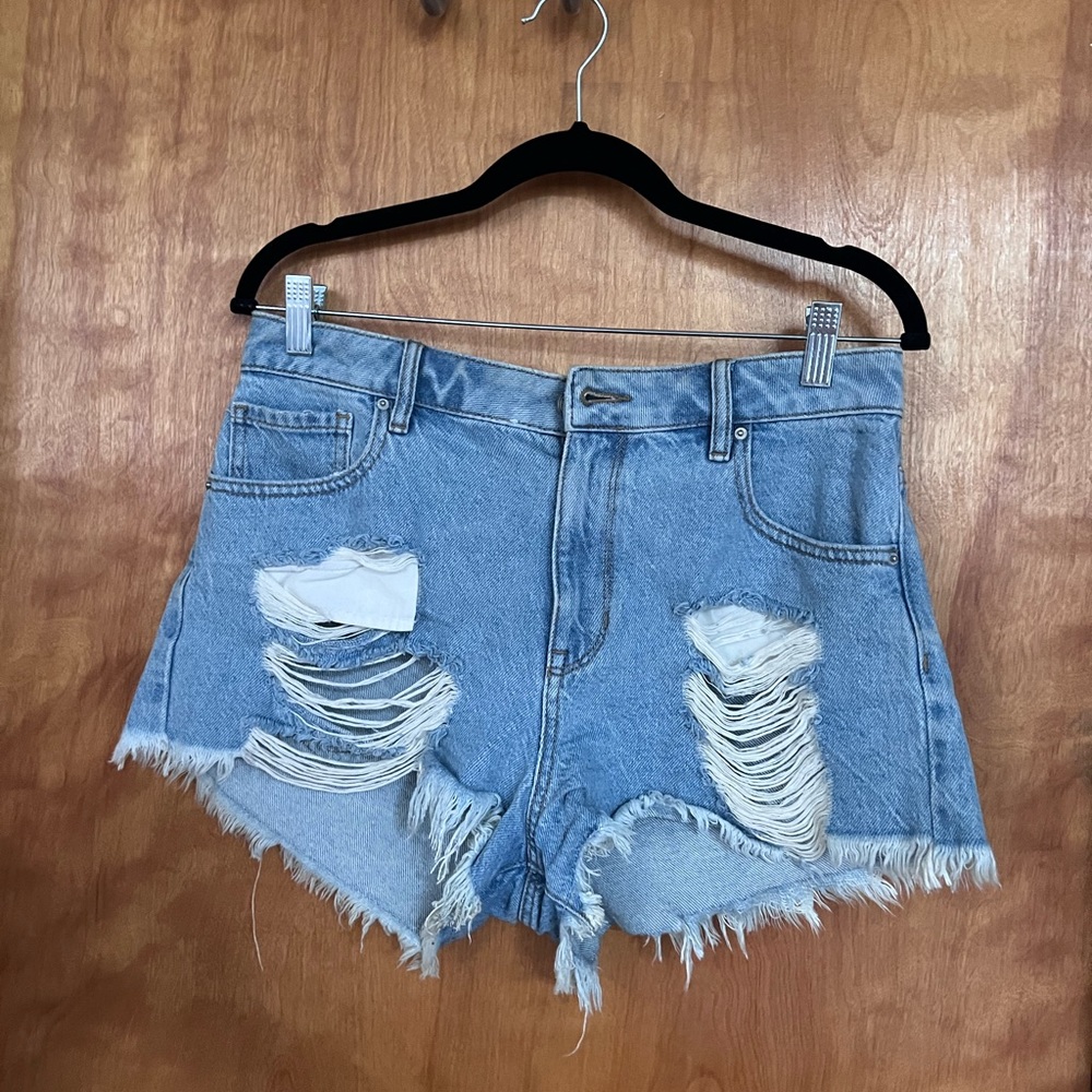 PACSUN High Rise Festival Jean Shorts Size 29